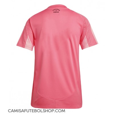 Camisa de time de futebol Inter Miami Replicas 1º Equipamento Feminina 2025-26 Manga Curta Camisa de time de futebol Inter Miami Replicas 1º Equipamento Feminina 2025-26 Manga Curta